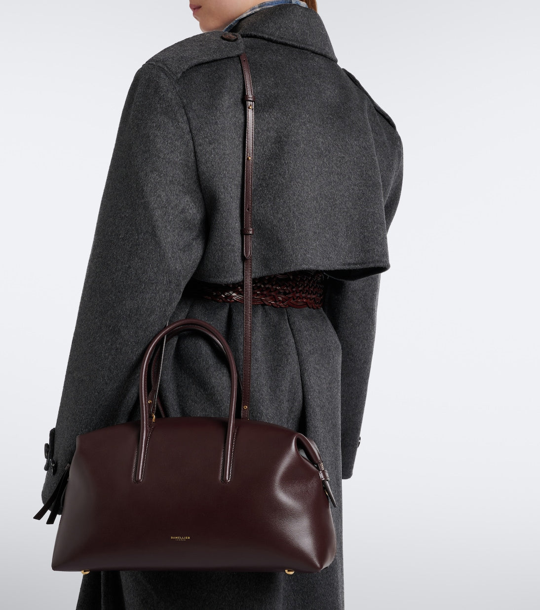 DeMellier - Stockholm Midi leather top-handle bag