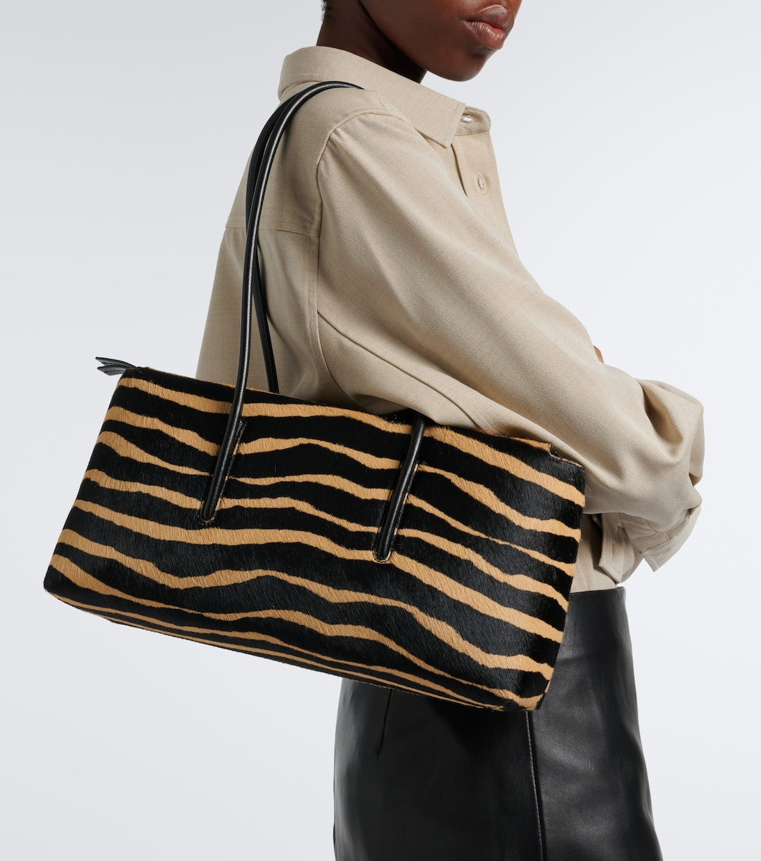 DeMellier - Stockholm calf hair shoulder bag