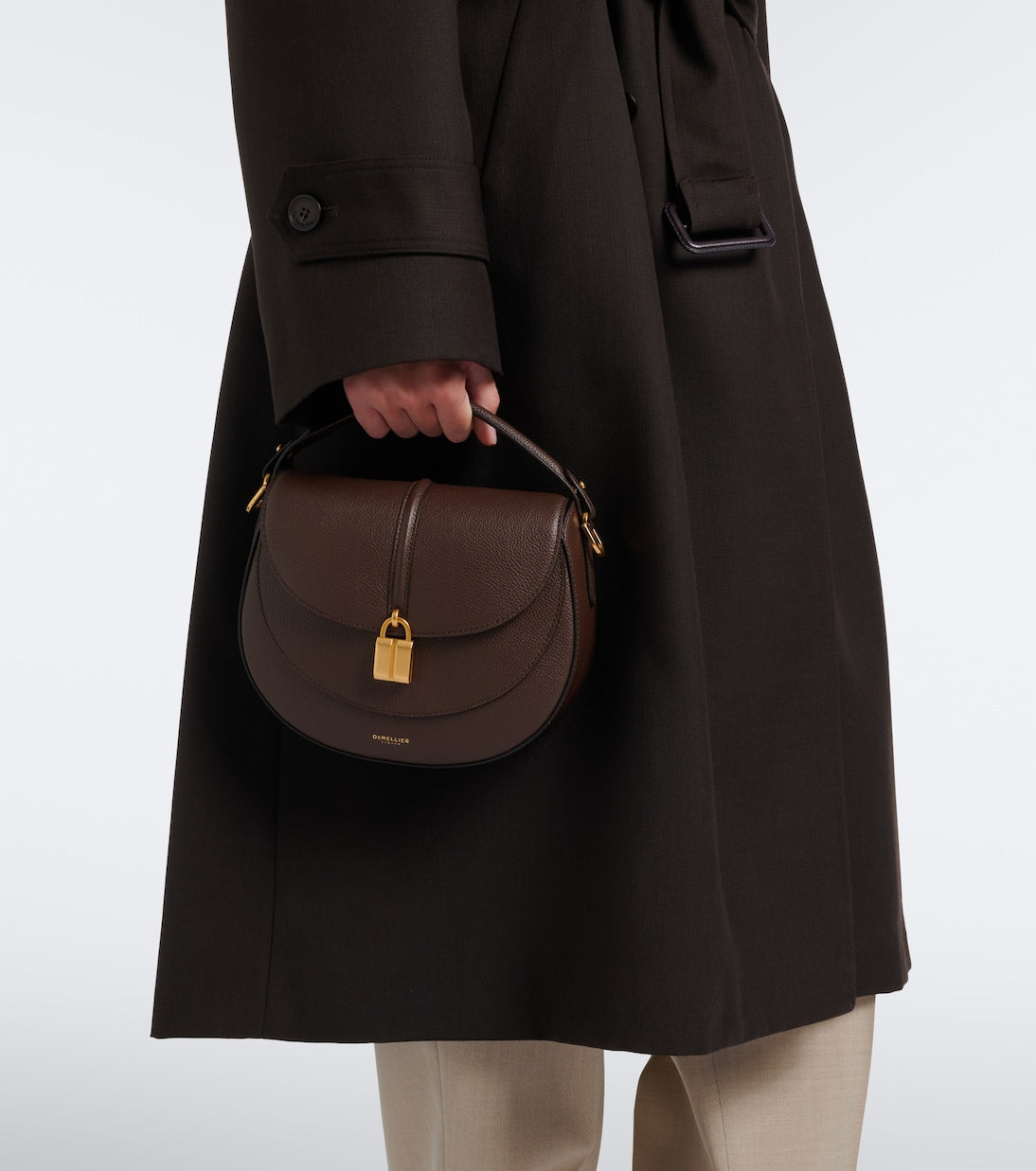 DeMellier - Siena Saddle Small leather shoulder bag