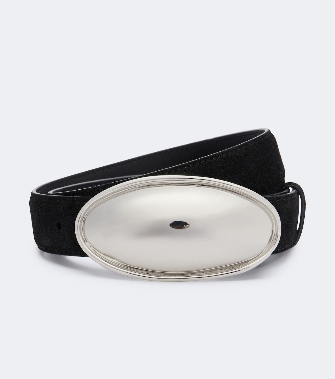 Altuzarra - Oval Plaque suede belt