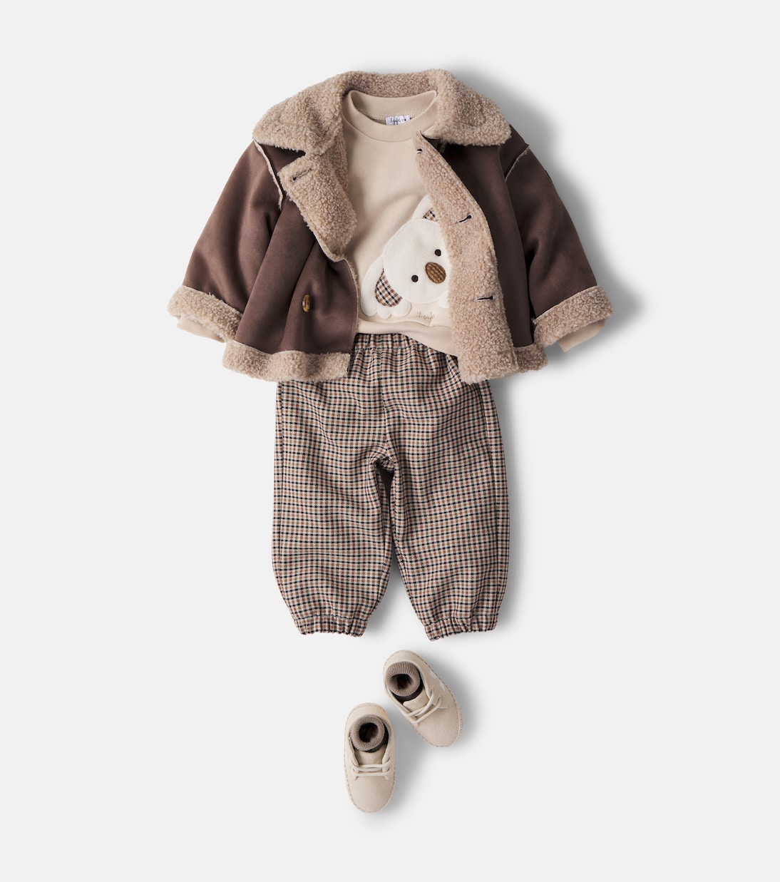 Il Gufo - Baby double-breasted jacket