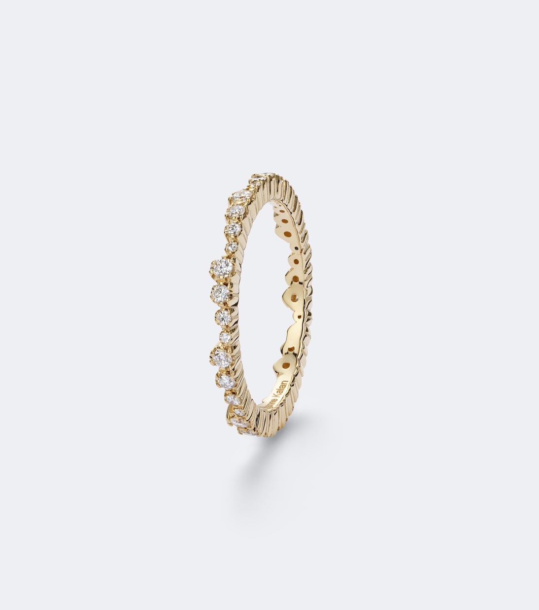 Suzanne Kalan - Ivy 18kt gold tech ring jackets with diamonds