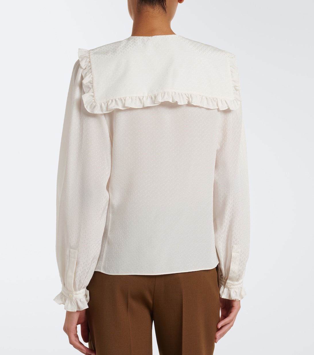 Chloé - Ruffled silk blouse