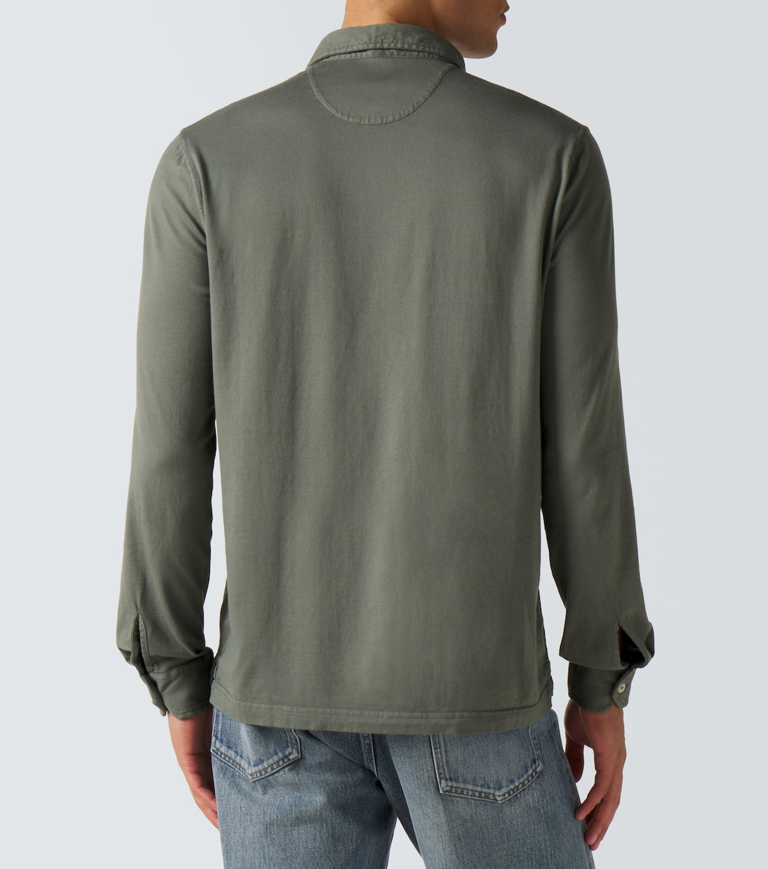Fedeli - Cotton piqué polo shirt