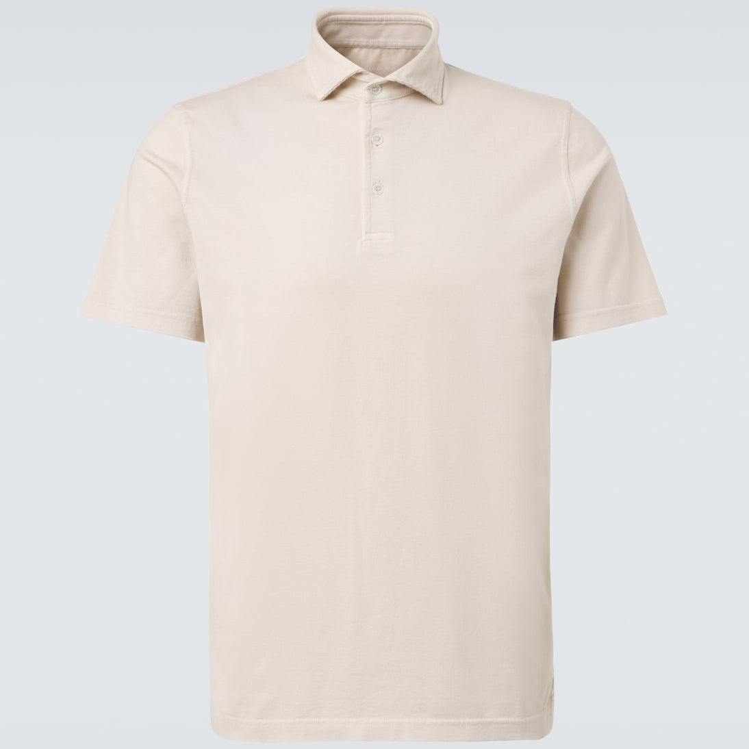 Fedeli - Cotton jersey polo shirt