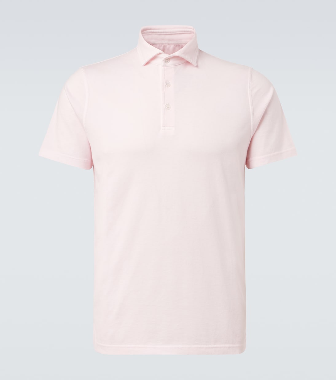 Fedeli - Cotton jersey polo shirt