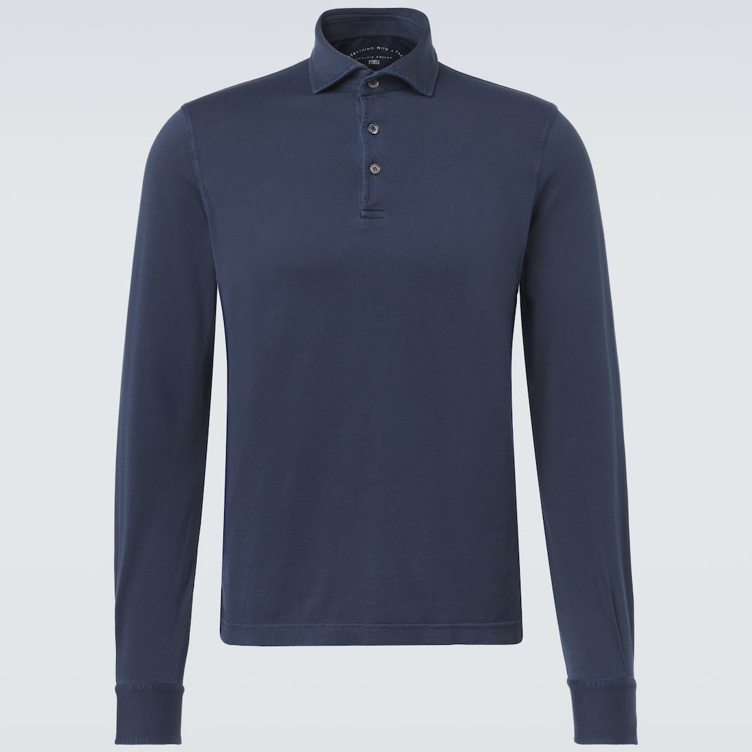 Fedeli - Cotton piqué polo shirt