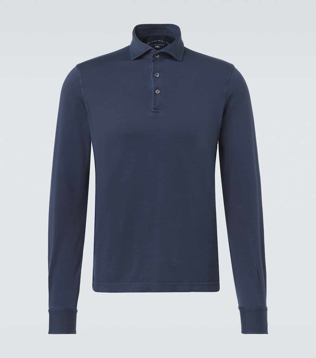 Fedeli - Cotton piqué polo shirt