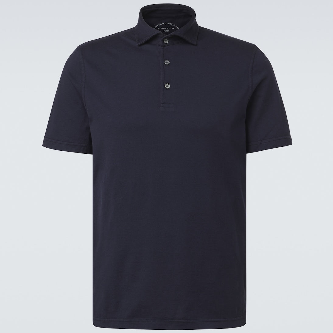 Fedeli - Cotton jersey polo shirt