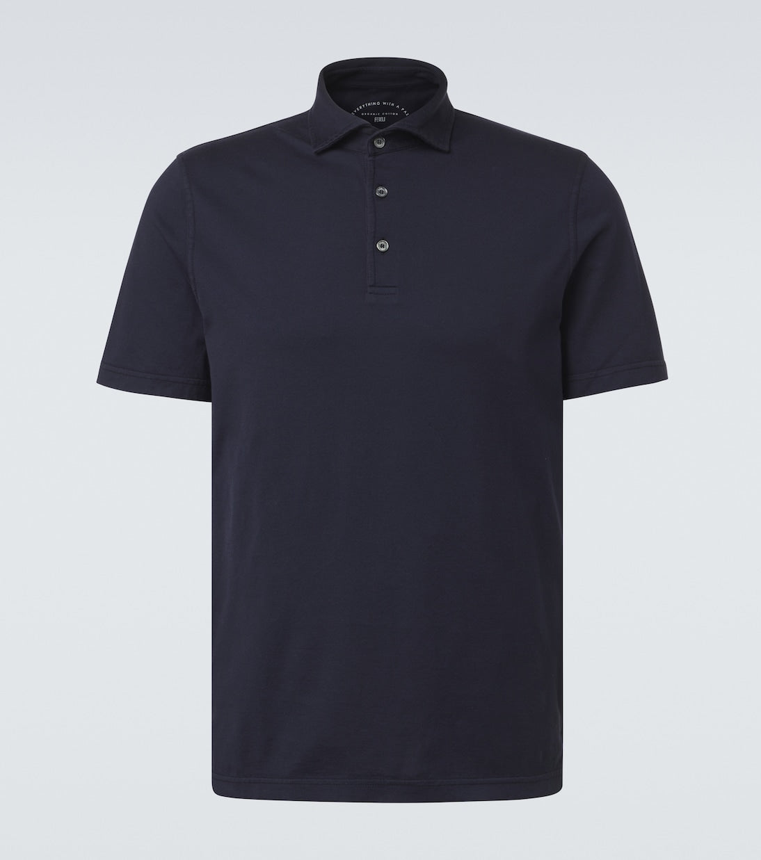 Fedeli - Cotton jersey polo shirt