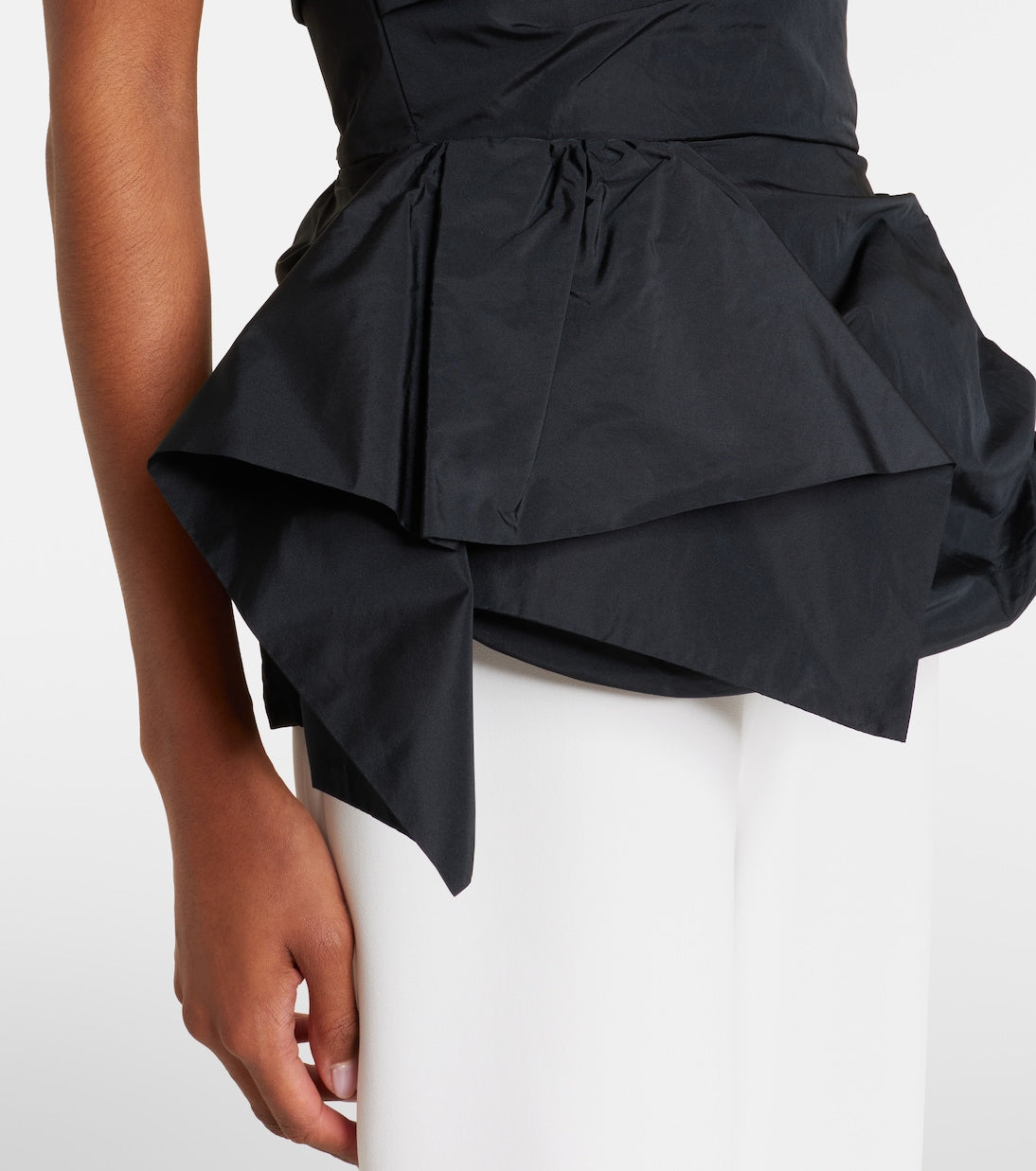 Max Mara - Taffeta corset top