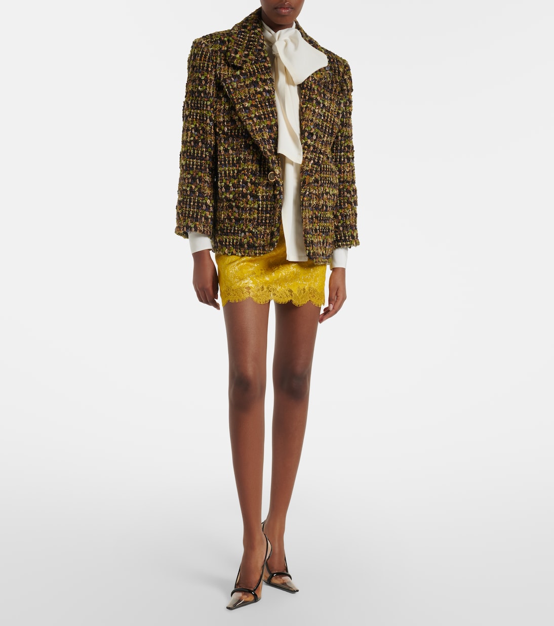 Saint Laurent - Tie-neck silk blouse