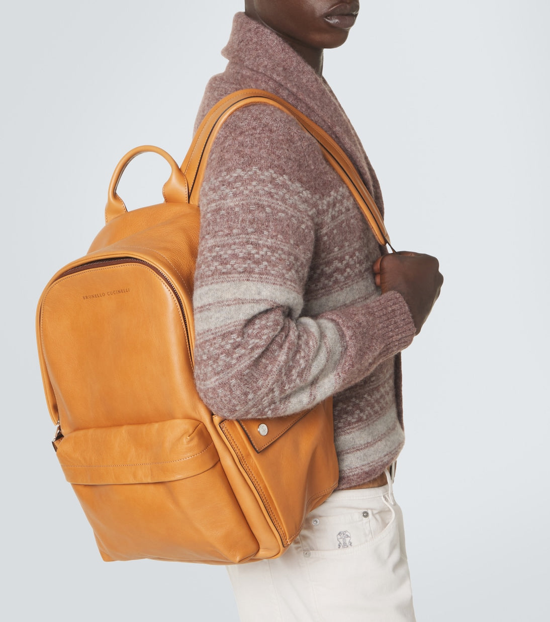 Brunello Cucinelli - Leather backpack