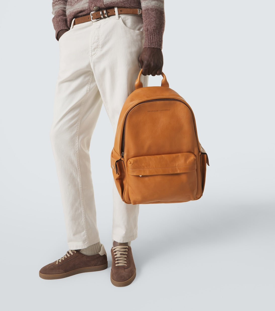 Brunello Cucinelli - Leather backpack