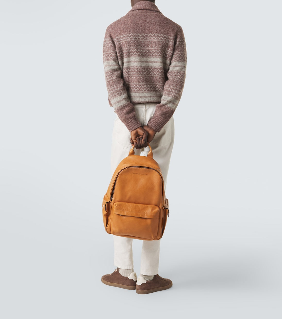 Brunello Cucinelli - Leather backpack