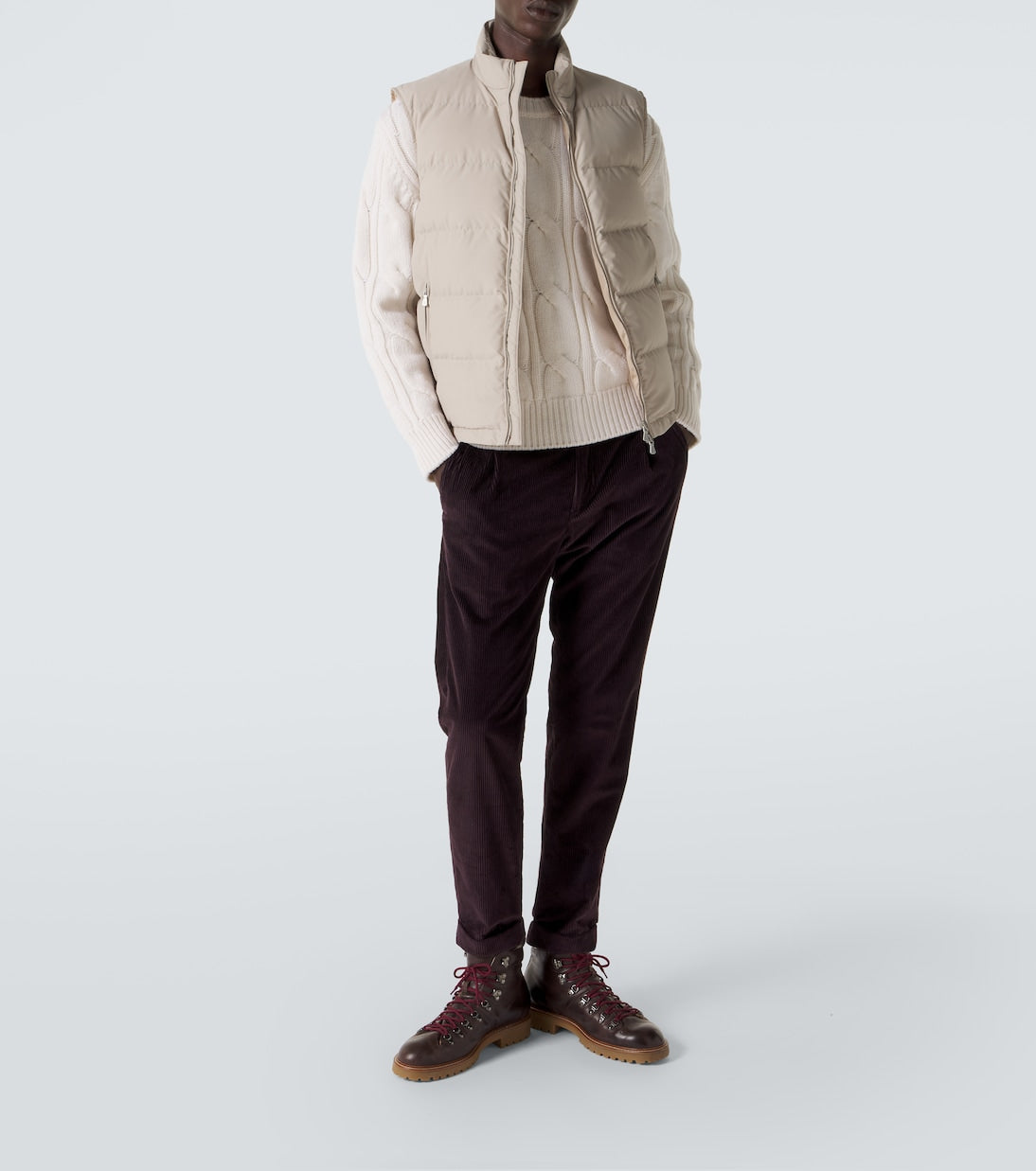 Eleventy - Cable-knit wool sweater