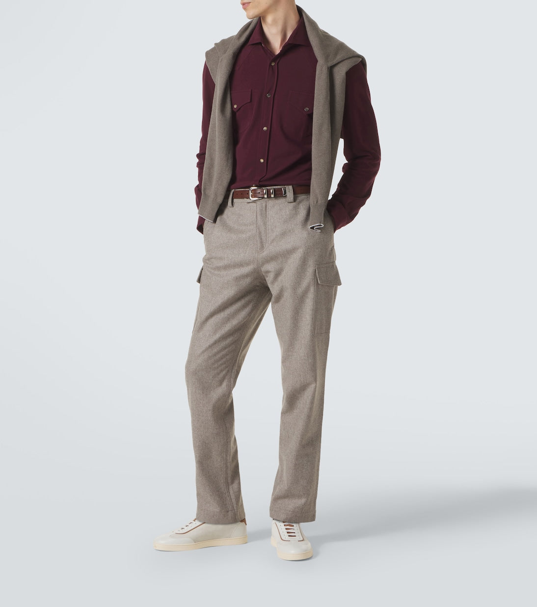 Brunello Cucinelli - Wool tapered pants
