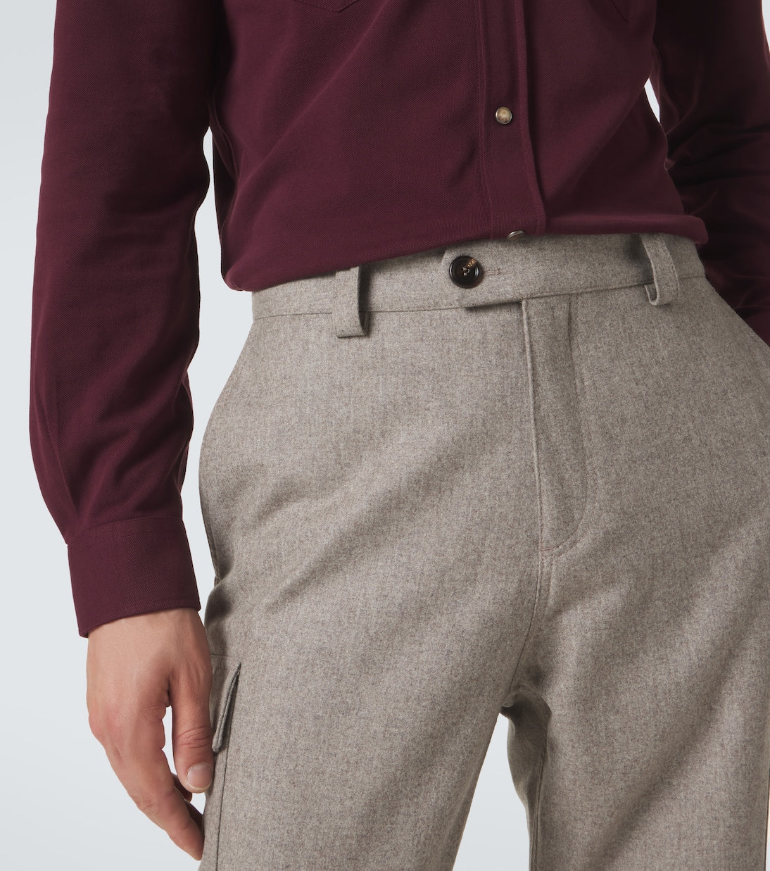 Brunello Cucinelli - Wool tapered pants