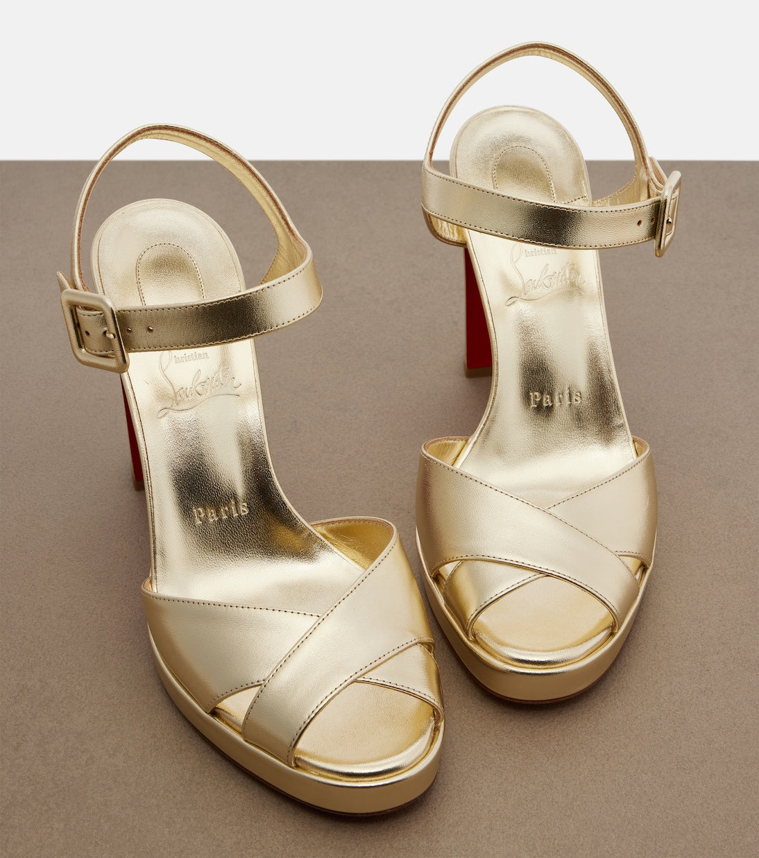 Christian Louboutin - Cora leather sandals