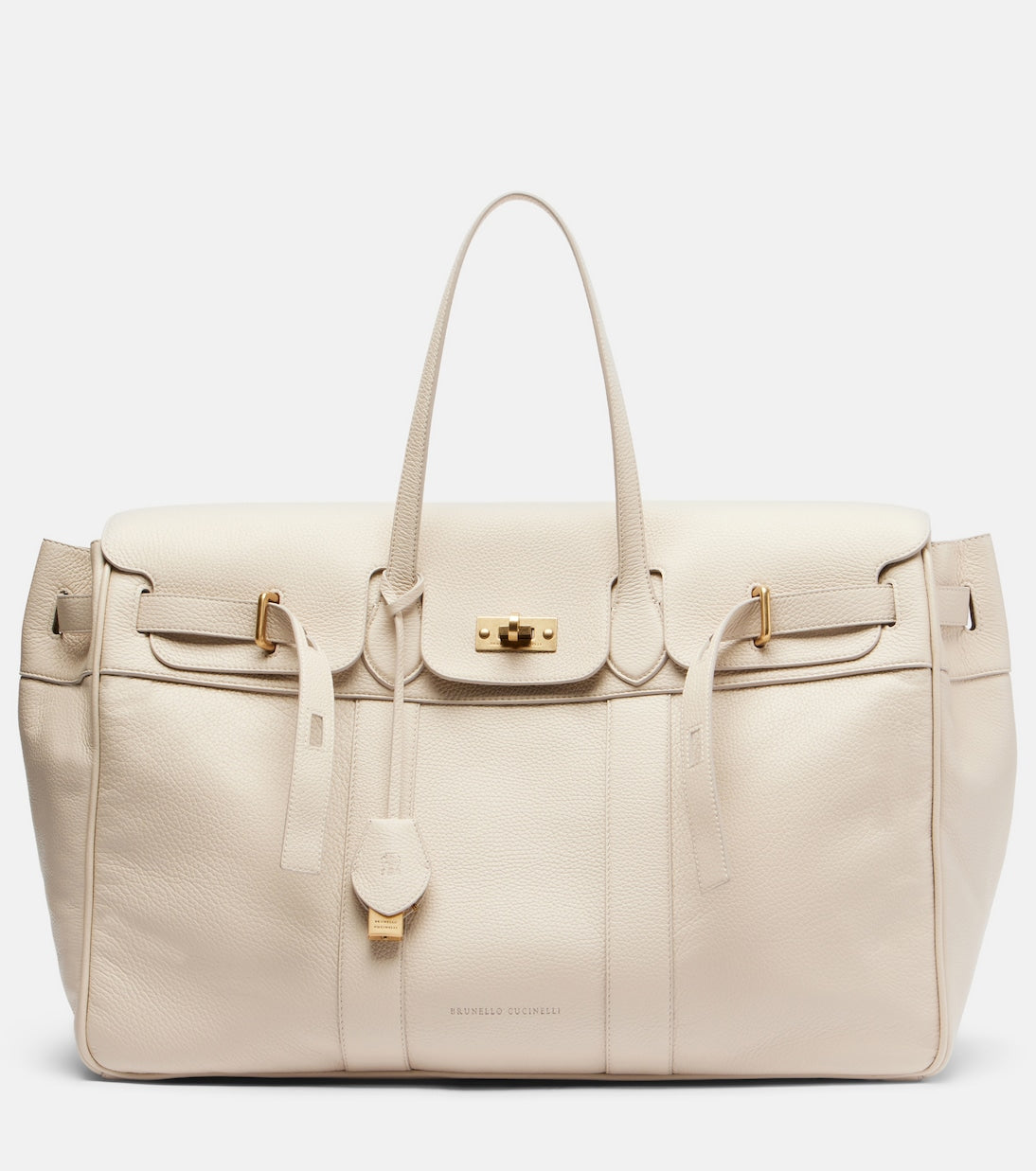 Brunello Cucinelli - Large leather tote bag