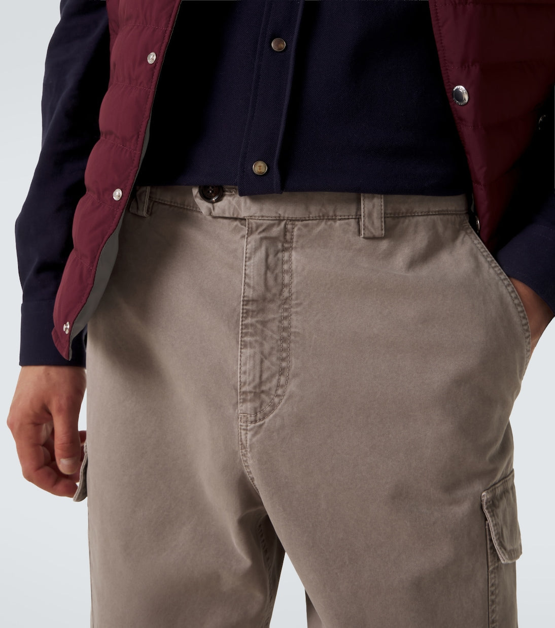 Brunello Cucinelli - Cotton cargo pants