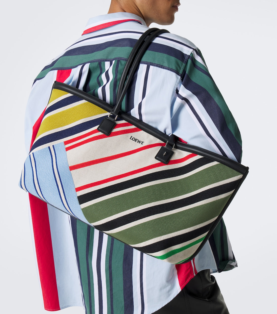 Loewe - Verano Large embroidered canvas tote bag