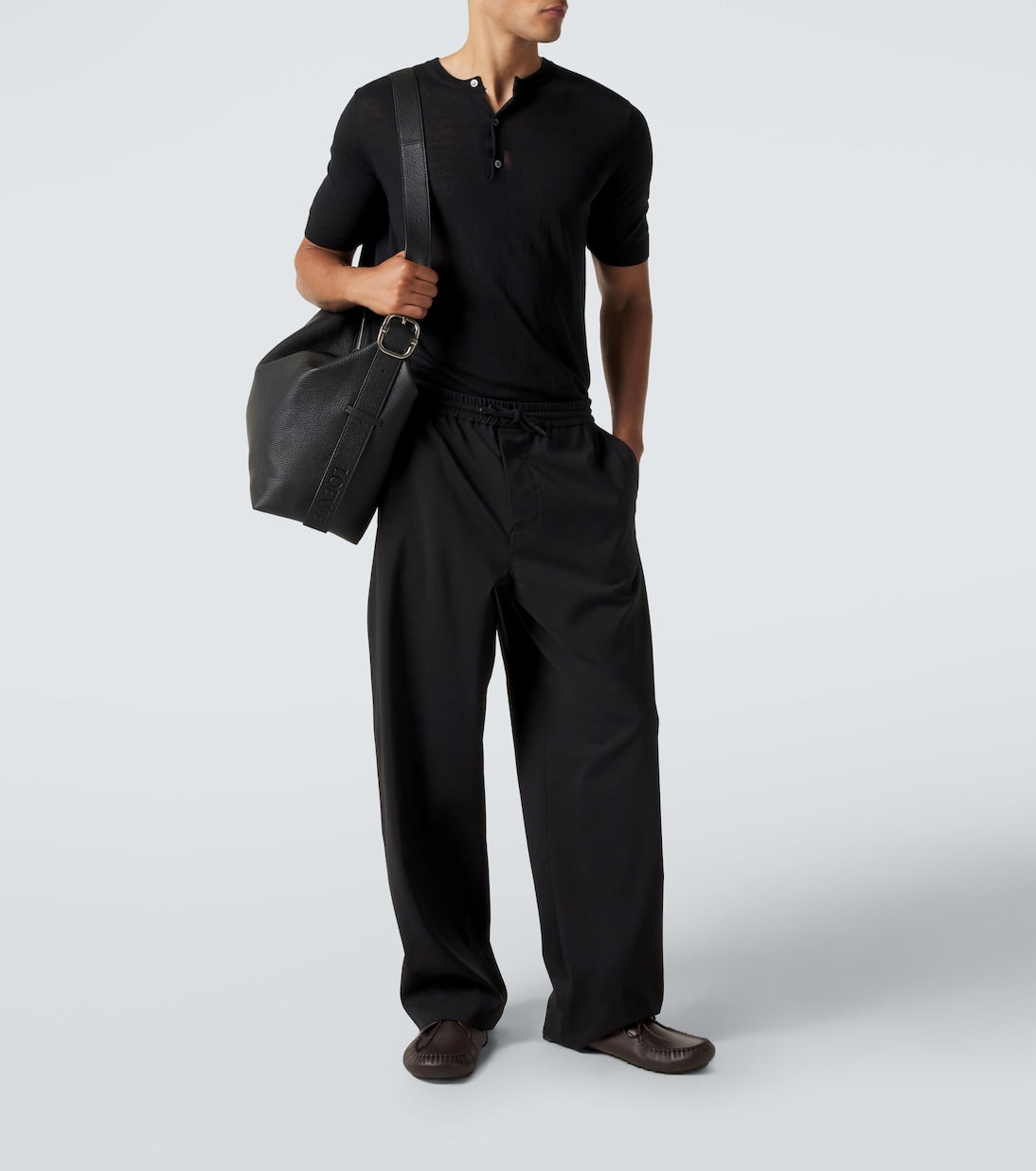Loewe - Loop Large leather shoulder bag