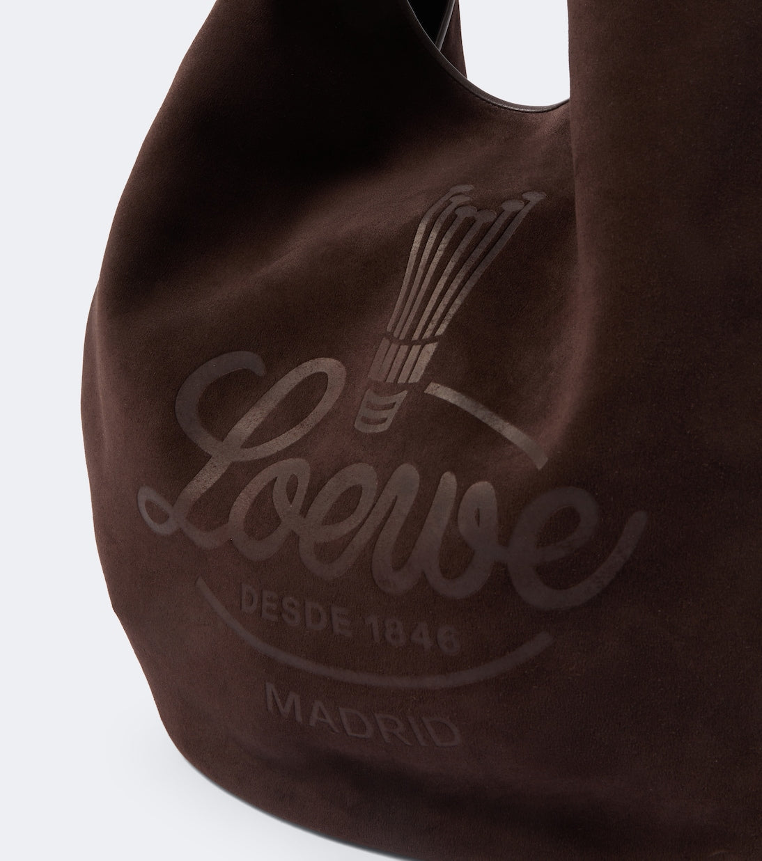 Loewe - Roomy suede shoulder bag