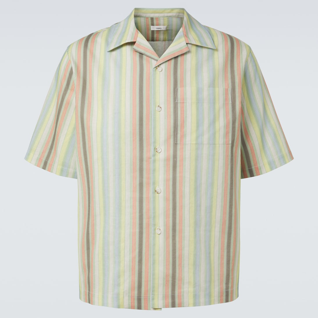 Commas - Striped linen shirt