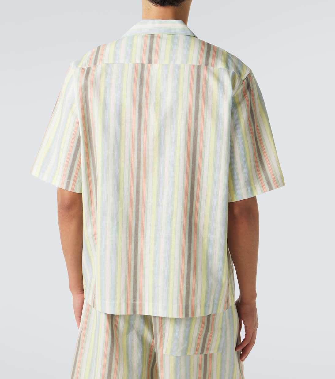 Commas - Striped linen shirt