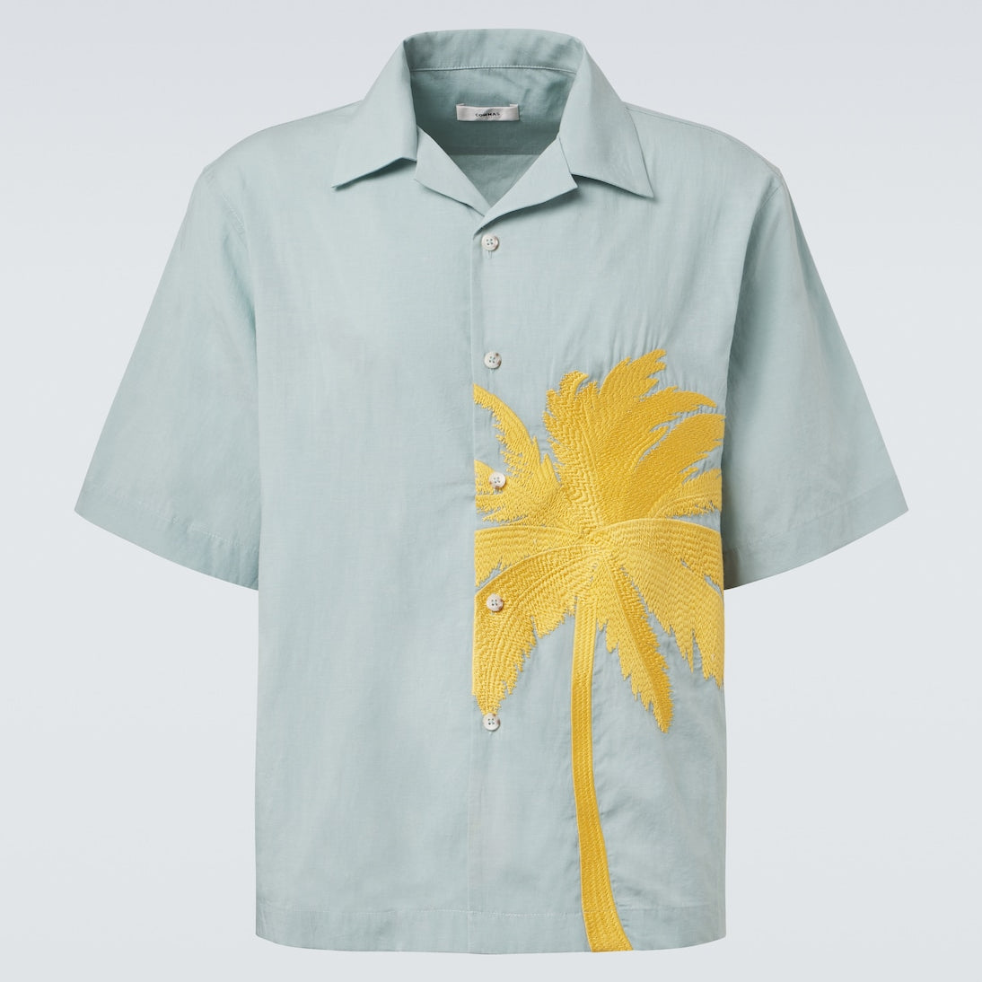 Commas - Embroidered bowling shirt