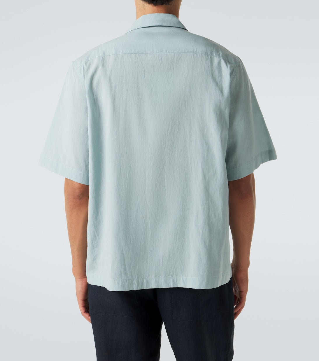 Commas - Embroidered bowling shirt