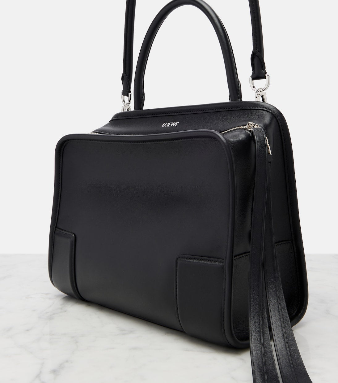 Loewe - Amazona 180 Medium leather top-handle bag