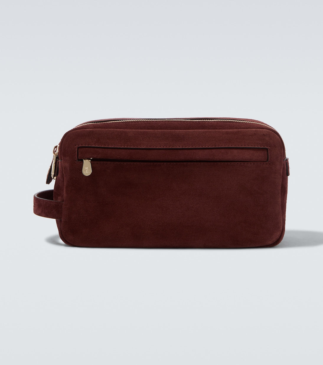 Brunello Cucinelli - Suede toiletry bag