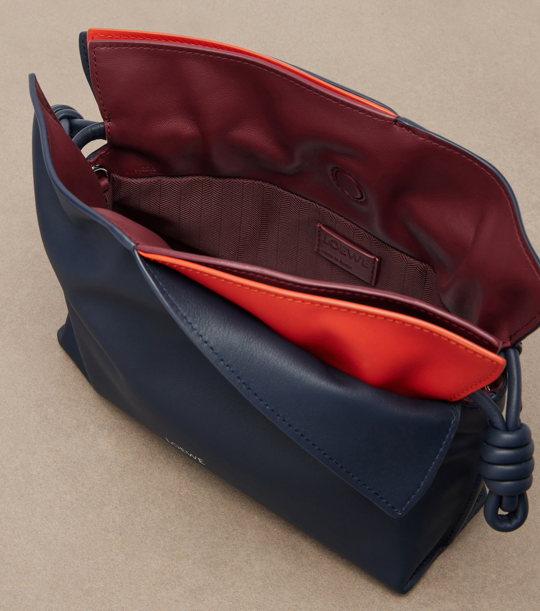 Loewe - Flamenco Mini layered leather clutch
