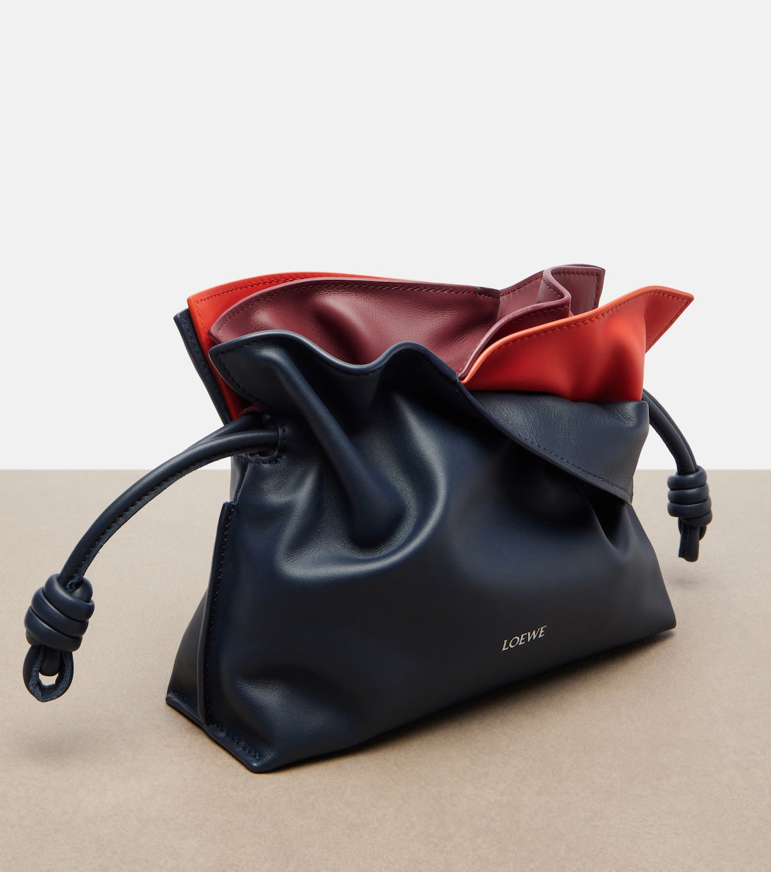 Loewe - Flamenco Mini layered leather clutch