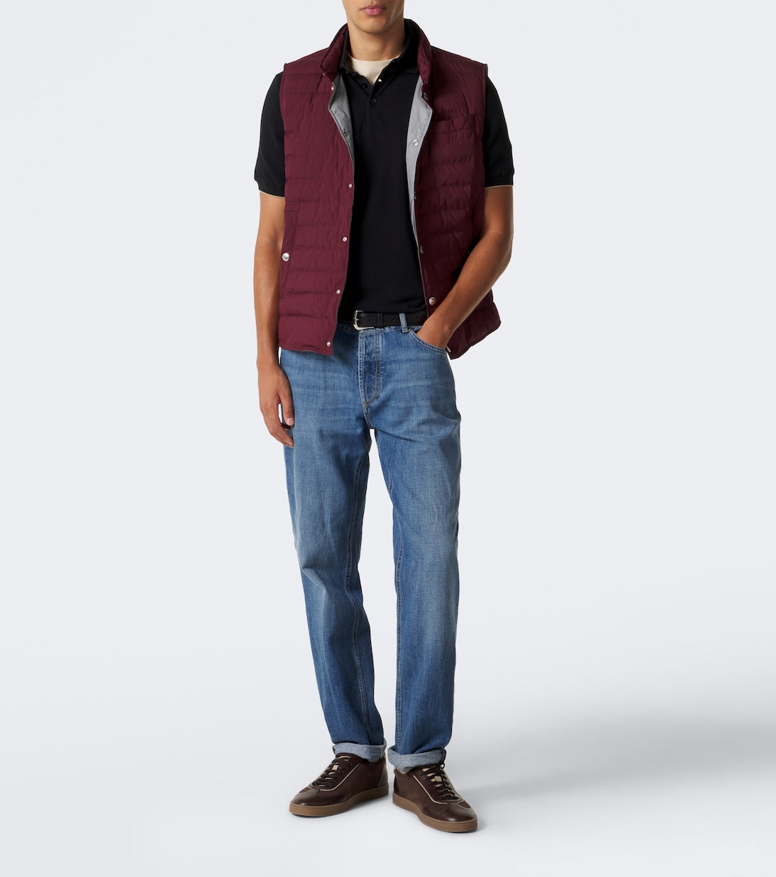 Brunello Cucinelli - Cotton piqué polo shirt