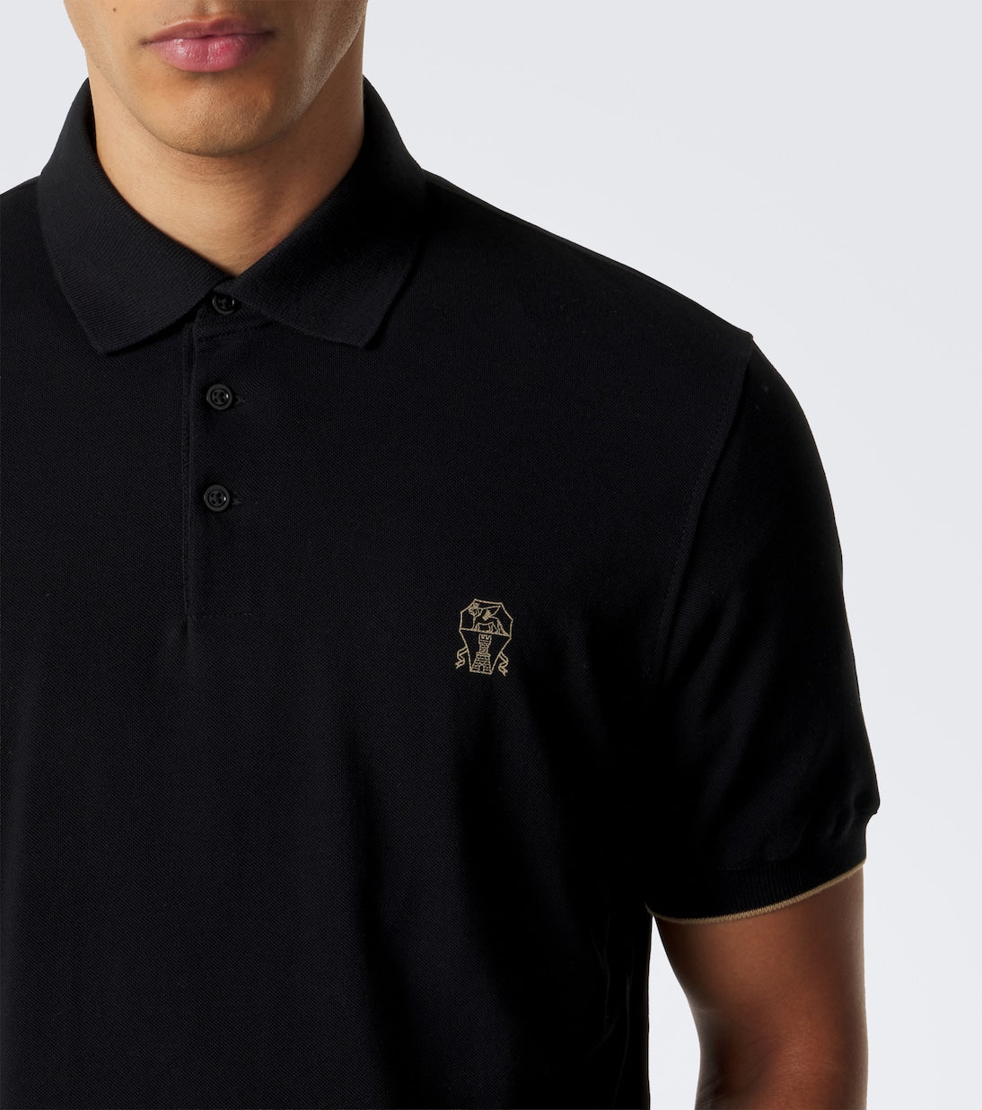Brunello Cucinelli - Cotton piqué polo shirt