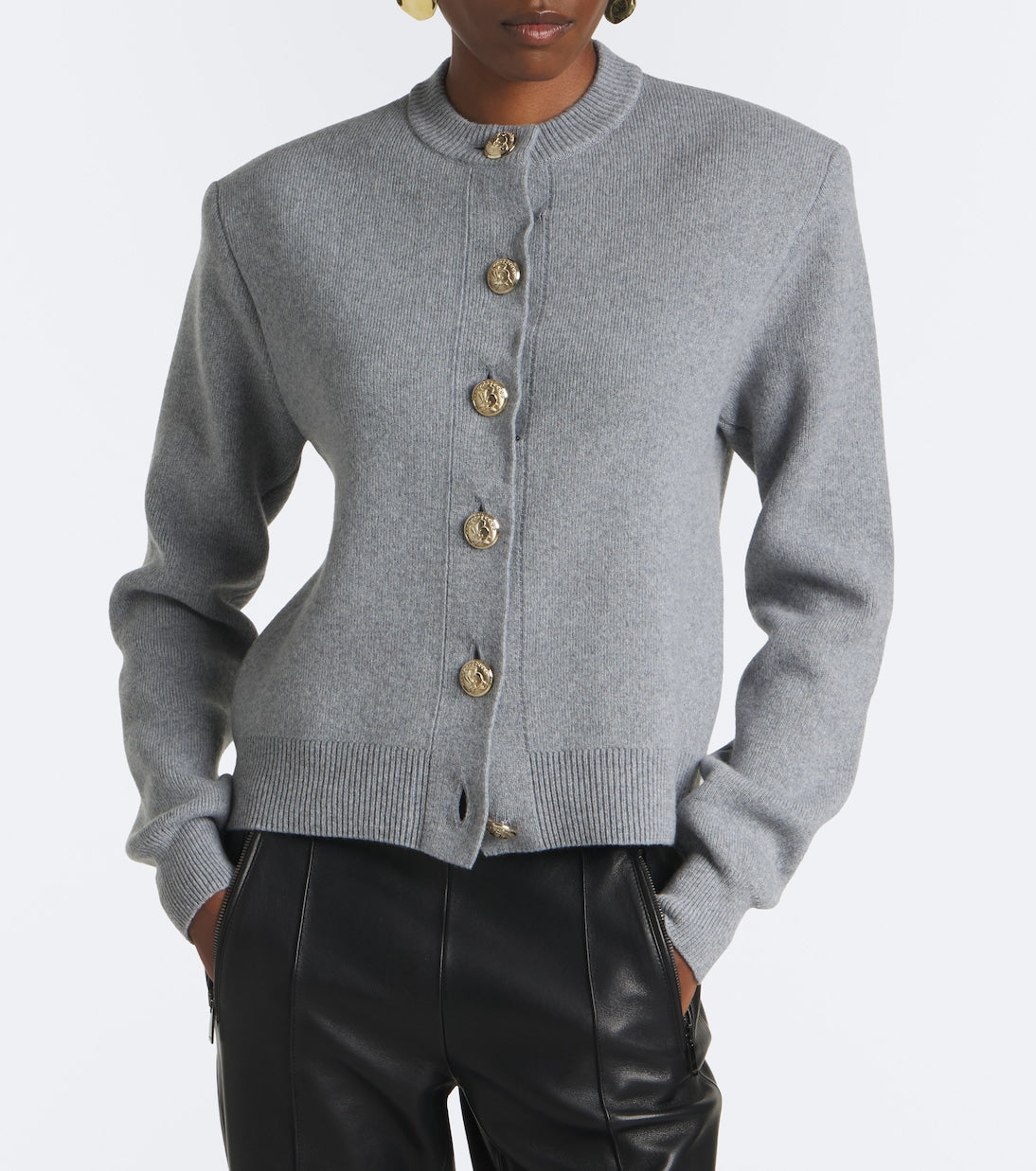 Balmain - Cashmere and wool cardigan