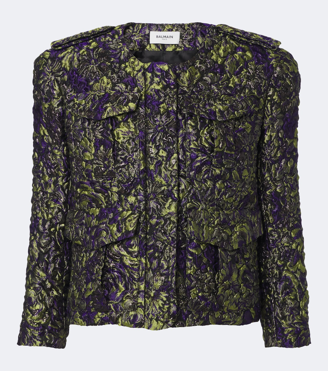 Balmain - Cloqué jacquard jacket
