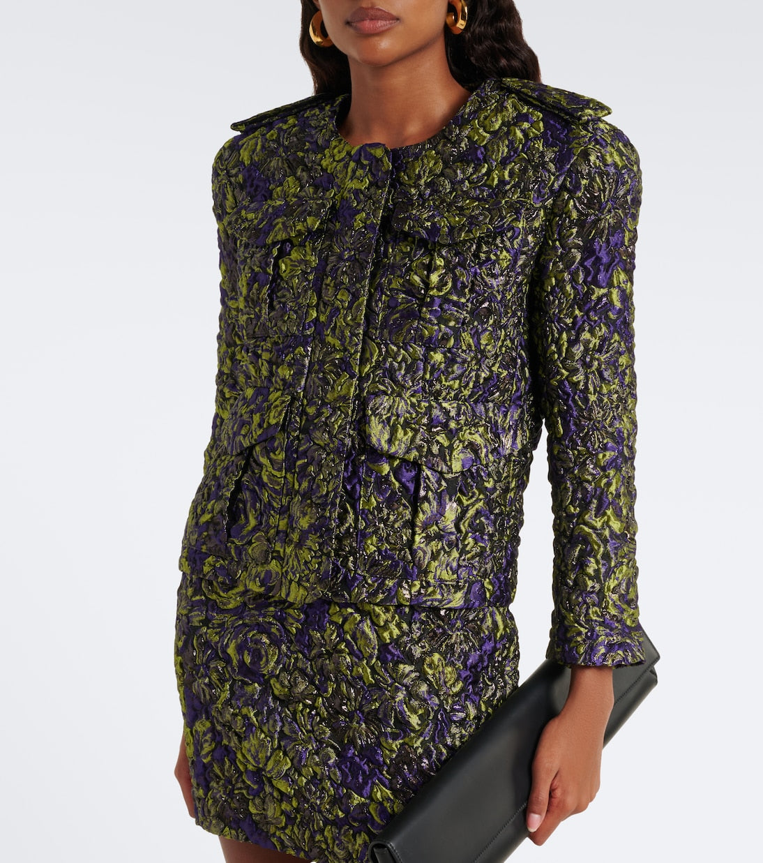 Balmain - Cloqué jacquard jacket