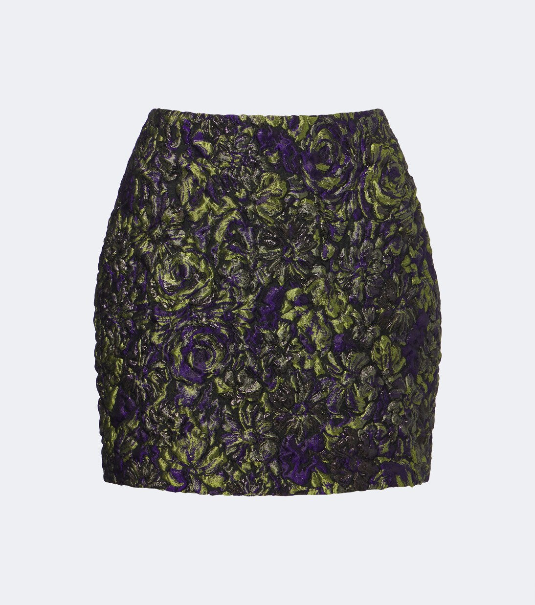 Balmain - Cloqué jacquard miniskirt