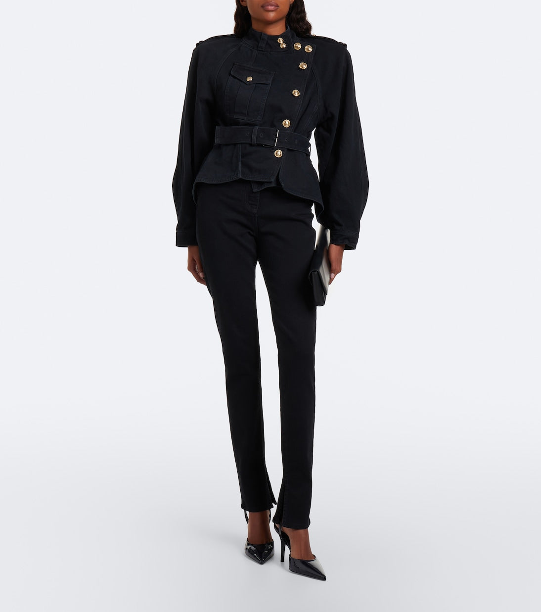 Balmain - High-rise slim jeans