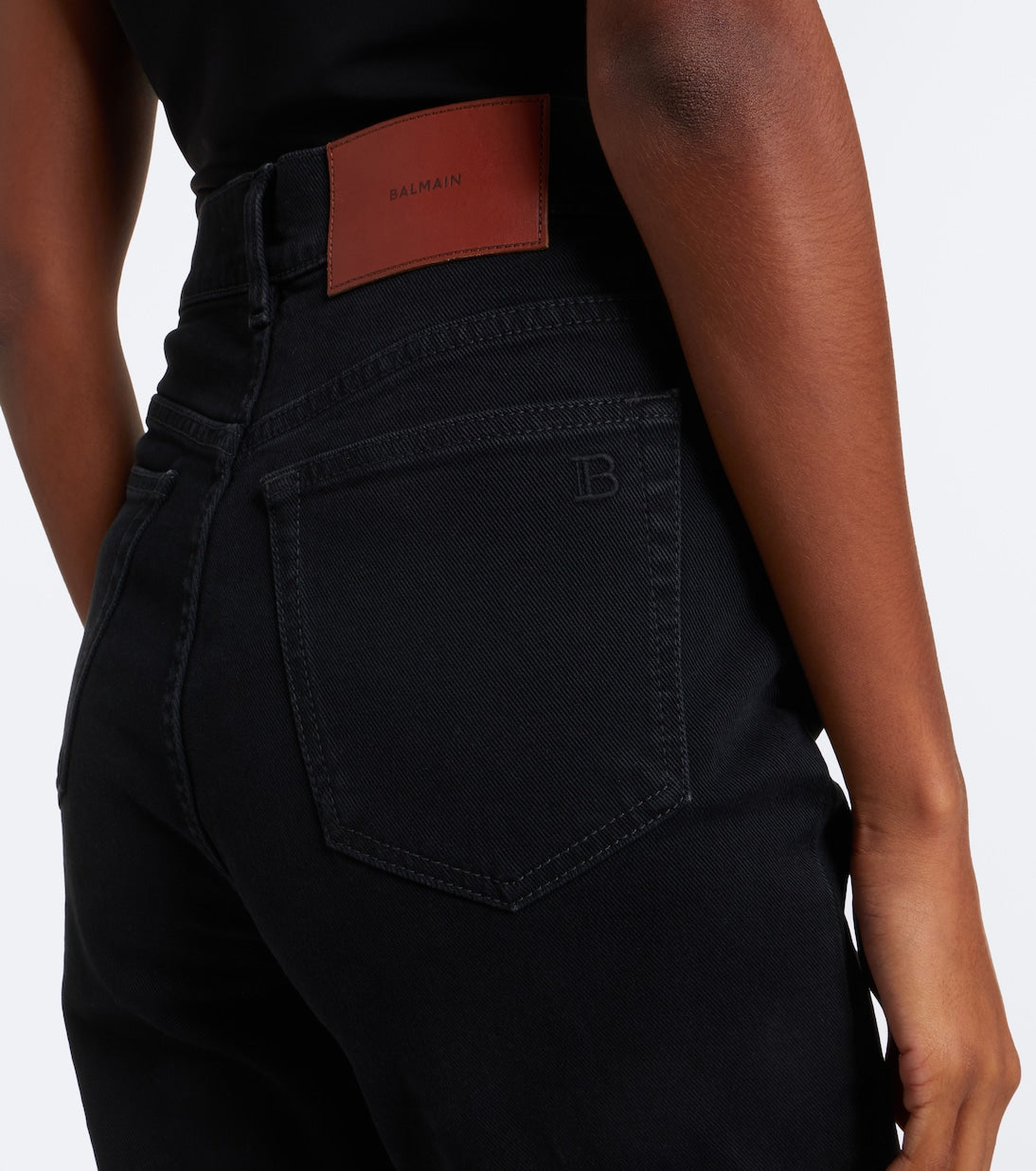Balmain - High-rise slim jeans