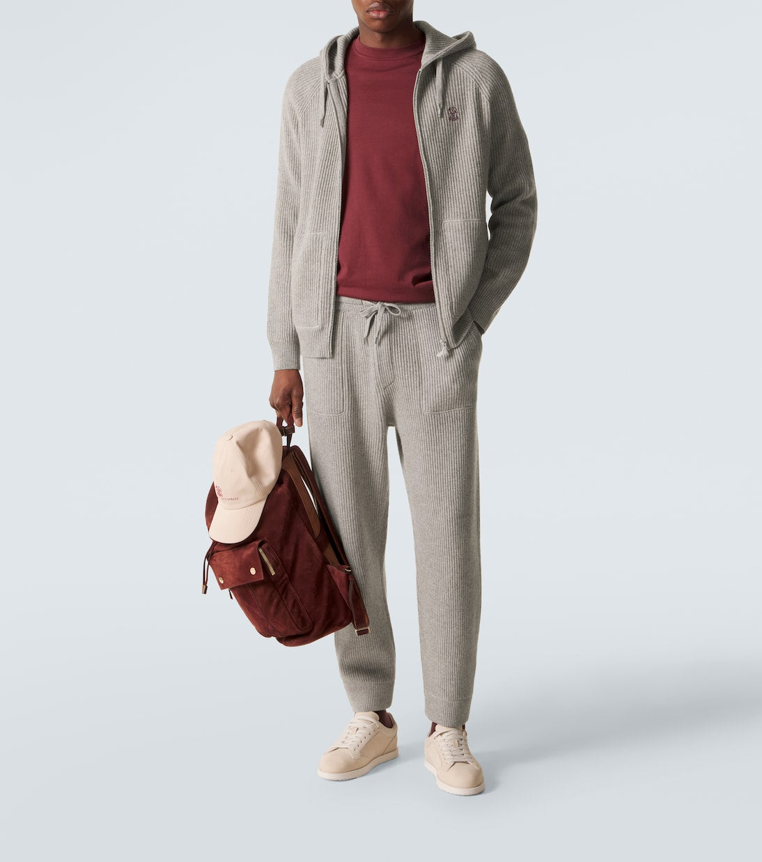 Brunello Cucinelli - Ribbed-knit cashmere sweatpants