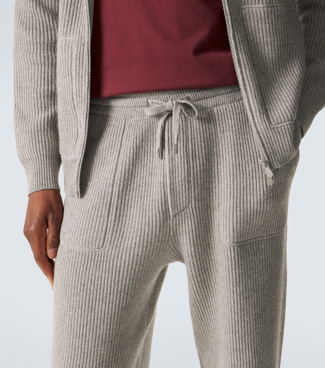 Brunello Cucinelli - Ribbed-knit cashmere sweatpants