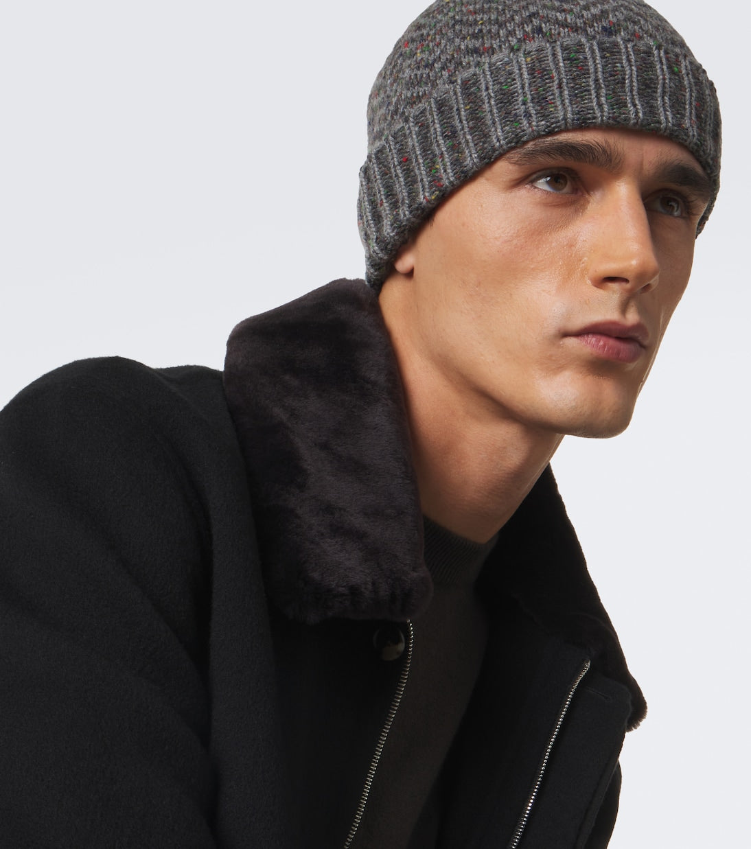 Gabriela Hearst - Porta herringbone cashmere beanie