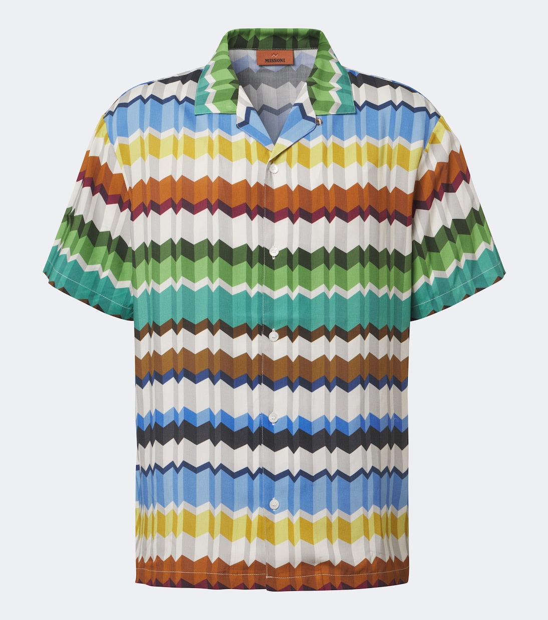 Missoni - Zigzag bowling shirt
