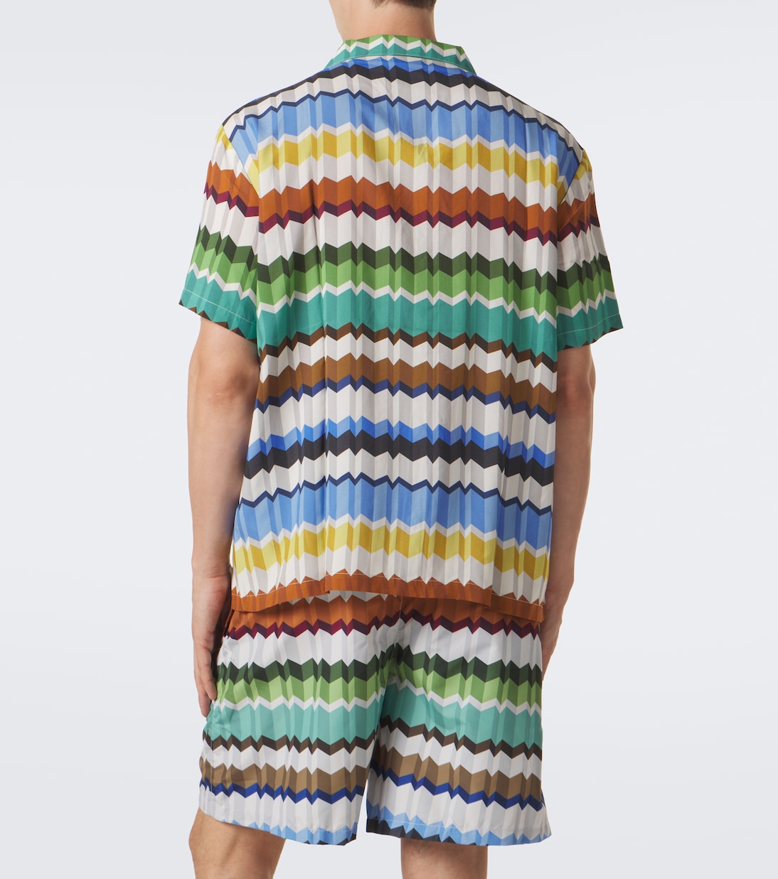 Missoni - Zigzag bowling shirt