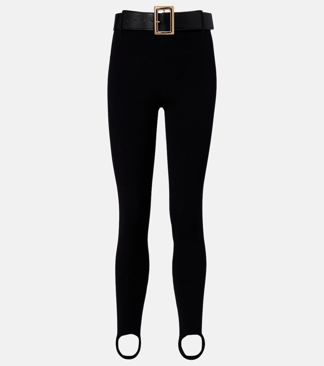Self-Portrait - Belted stirrup leggings
